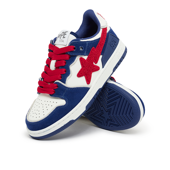 A Bathing Ape Wmns Bape Sk8 Sta #4 L bleu 84408 7