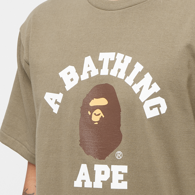 A Bathing Ape College Tee brun 86730 5