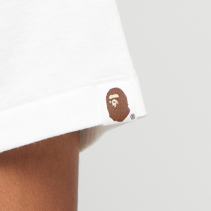 A Bathing Ape Liquid Camo College T-Shirt white 84723 6