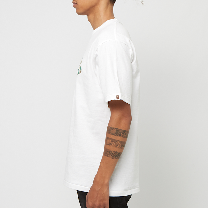 A Bathing Ape Liquid Camo College T-Shirt white 90642 3