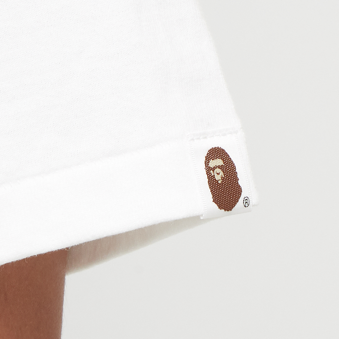 A Bathing Ape Liquid Camo College T-Shirt white 90642 6