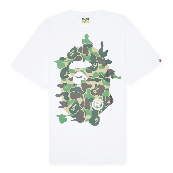 A Bathing Ape ABC Camo Rebuild Big Ape Head Tee weiß 86734 1