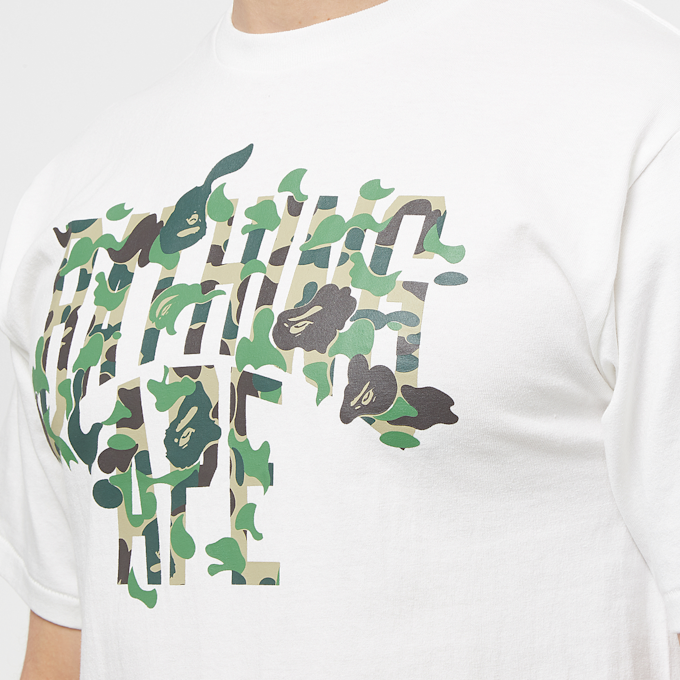 A Bathing Ape ABC Camo Rebuild NYC Logo Tee white 90486 5