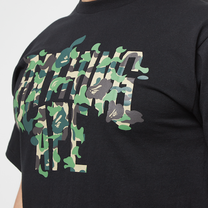 A Bathing Ape ABC Camo Rebuild NYC Logo Tee black 84730 5