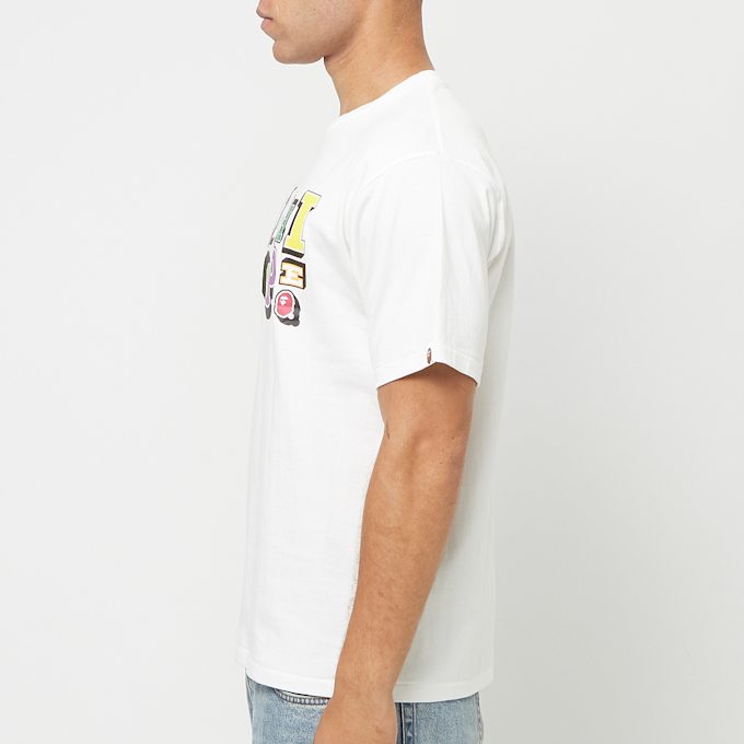 A Bathing Ape Varsity Font T-Shirt white 84729 3