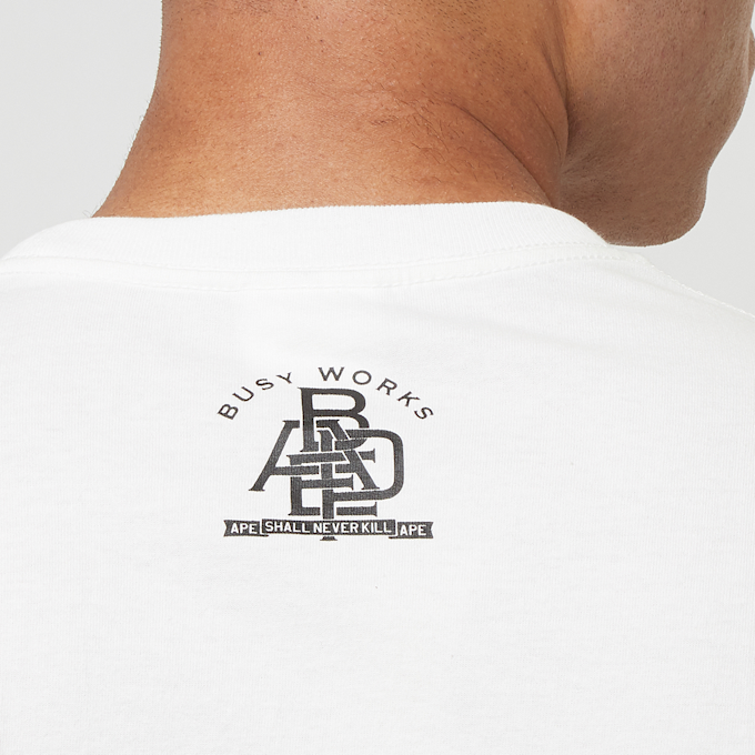A Bathing Ape Varsity Font T-Shirt white 84729 5