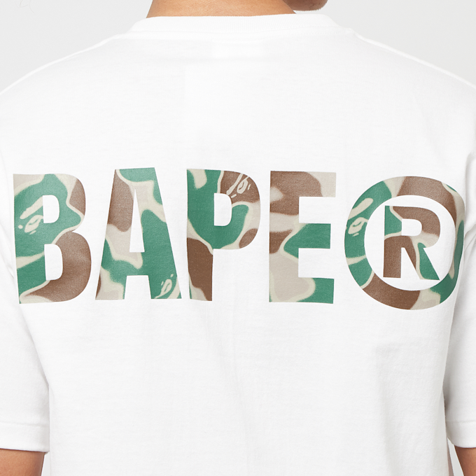 A Bathing Ape Liquid Camo Small Ape Face T-Shirt weiß 84728 5