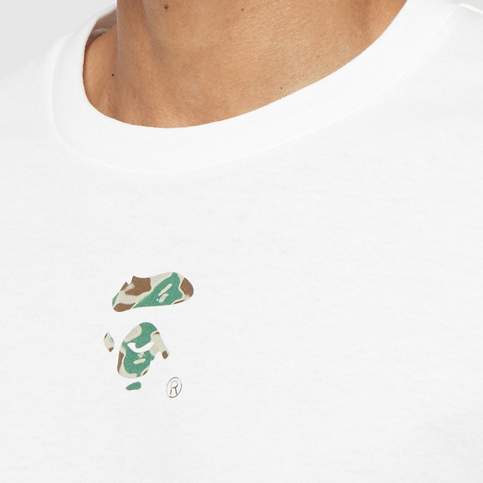 A Bathing Ape Liquid Camo Small Ape Face T-Shirt wit 84728 6