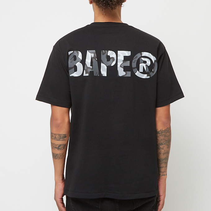 A Bathing Ape Liquid Camo Small Ape Face T-Shirt schwarz 86733 4