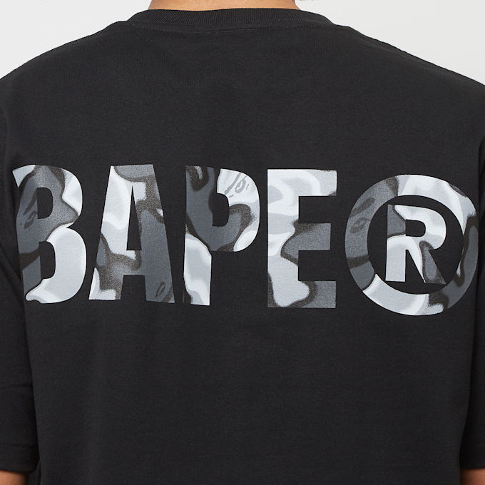 A Bathing Ape Liquid Camo Small Ape Face T-Shirt schwarz 86733 5
