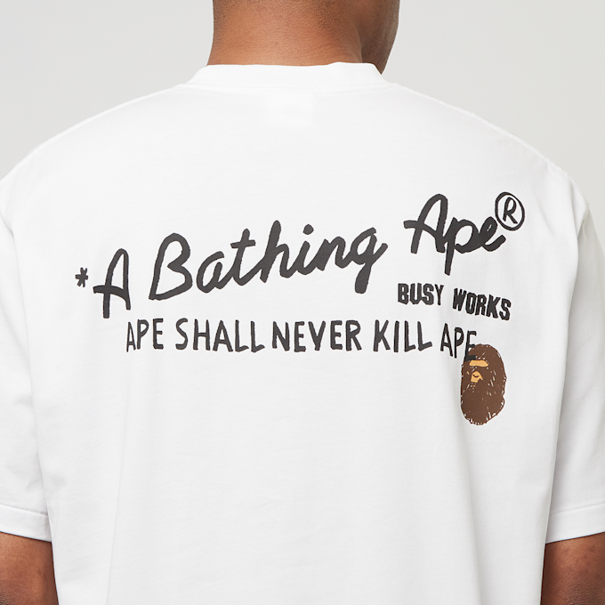 A Bathing Ape Hand Draw BAPE Tee blanc 90253 6