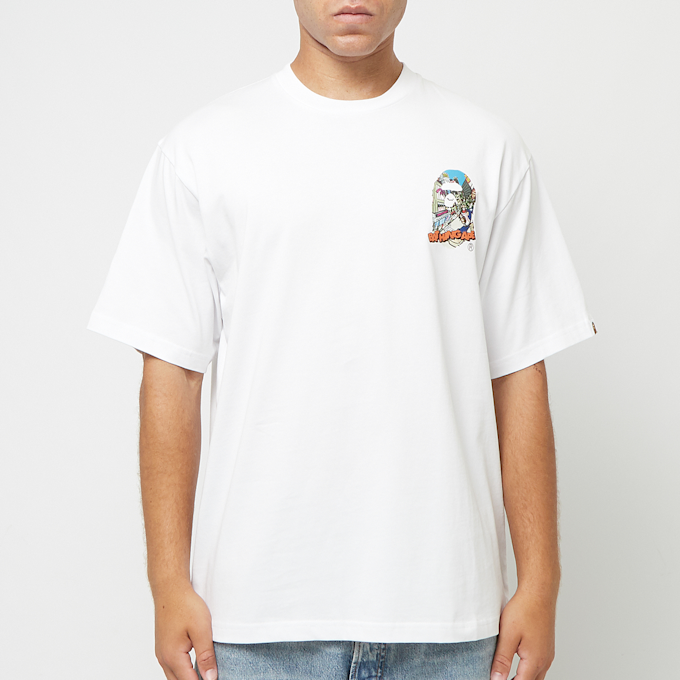 A Bathing Ape Comic Art Ape Head T-Shirt white 84737 2