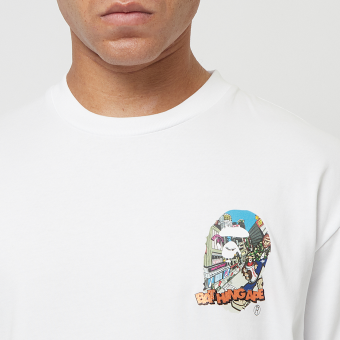 A Bathing Ape Comic Art Ape Head T-Shirt white 84737 6