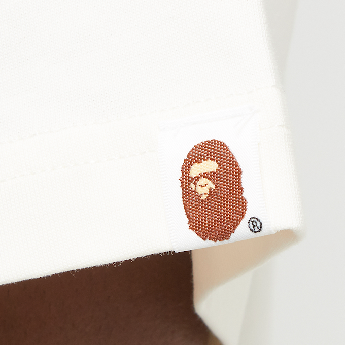 A Bathing Ape Triple Ape Head Tee beige 90254 6