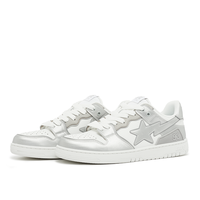 A Bathing Ape Bape Sk8 Sta #4 M1 white 86747 1