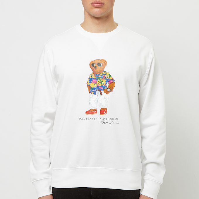 Polo Ralph Lauren Sweatshirt Beach Club Bear blanc 86752 2
