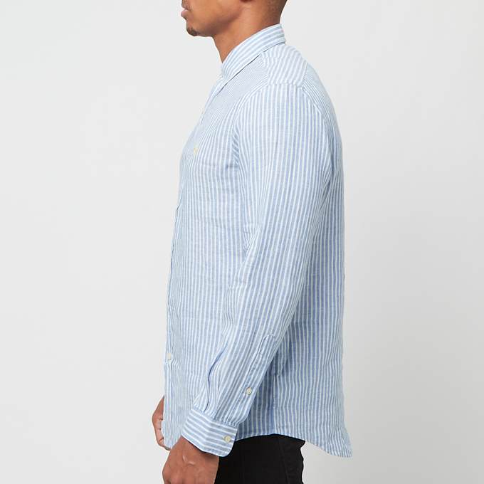 Polo Ralph Lauren Long Sleeve-Sport Shirt (Linen) blau 84762 3