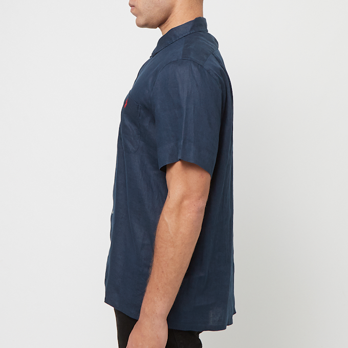 Polo Ralph Lauren Short Sleeve Sport Shirt (Linen) blauw 90257 3