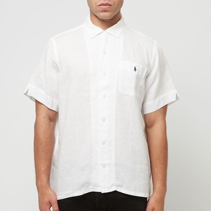 Polo Ralph Lauren Short Sleeve Sport Shirt (Linen) white 86760 2