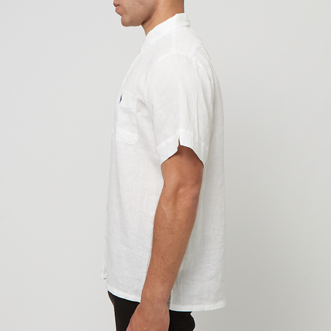 Polo Ralph Lauren Short Sleeve Sport Shirt (Linen) white 86760 3