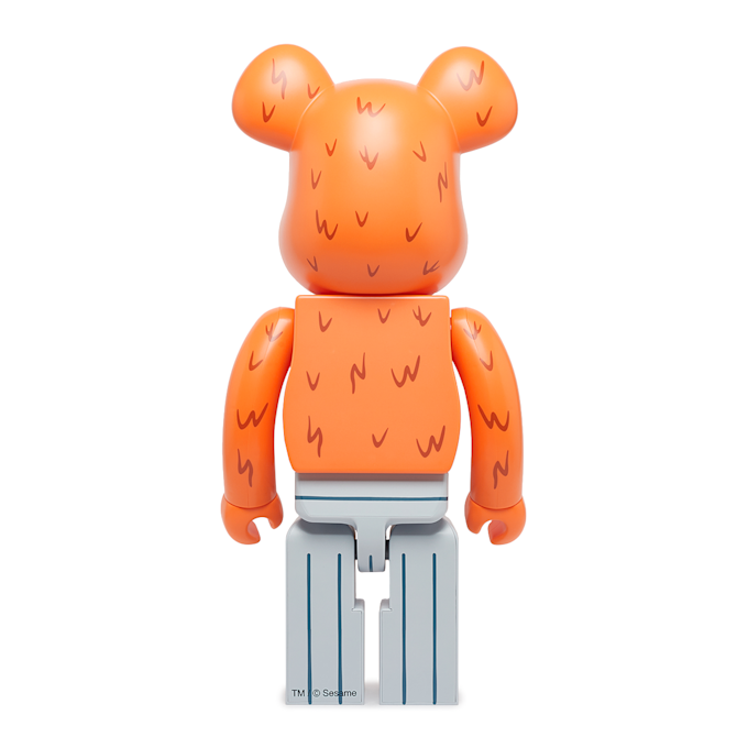 Medicom Bearbrick Oscar The Grouch 1000% orange 84819 3