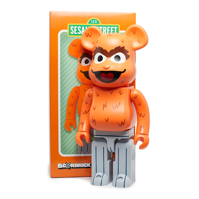 Medicom Bearbrick Oscar The Grouch 1000% orange 84819 4