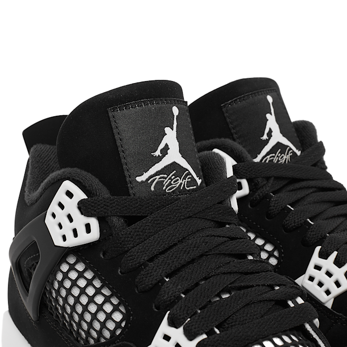 Jordan Wmns Air Jordan 4 Retro "White Thunder" black 88086 6