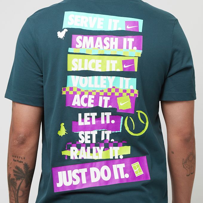 Nike Court Dri-FIT Tennis T-Shirt blau 84843 6