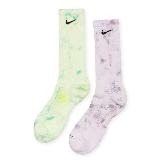 Nike Tie Dye Dri-Fit Everyday Plus Socks (2 Pack) multicolore 90262 1