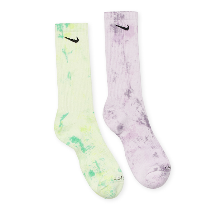Nike Tie Dye Dri-Fit Everyday Plus Socks (2 Pack) multicolore 90262 2