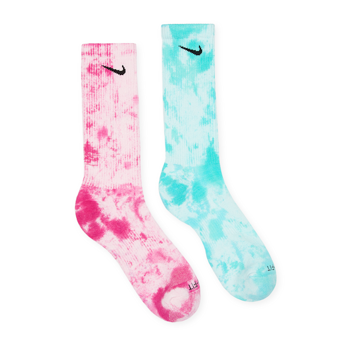 Nike Tie Dye Dri-Fit Everyday Plus Socks (2 Pack) multicolor 89975 2