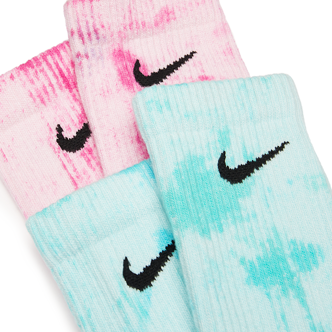 Nike Tie Dye Dri-Fit Everyday Plus Socks (2 Pack) multi-colour 89975 3