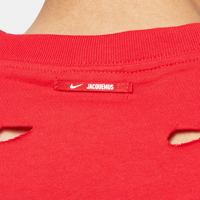 Nike x Jacquemus Swoosh T-Shirt rouge 86812 6