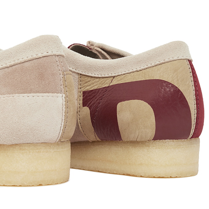Clarks Originals x Franck Pellegrino Wallabee Red Combi beige 86864 7