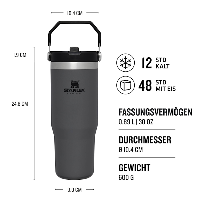 Stanley The IceFlow™ Flip Straw 2.0 Tumbler 0.89L grijs 91030 4
