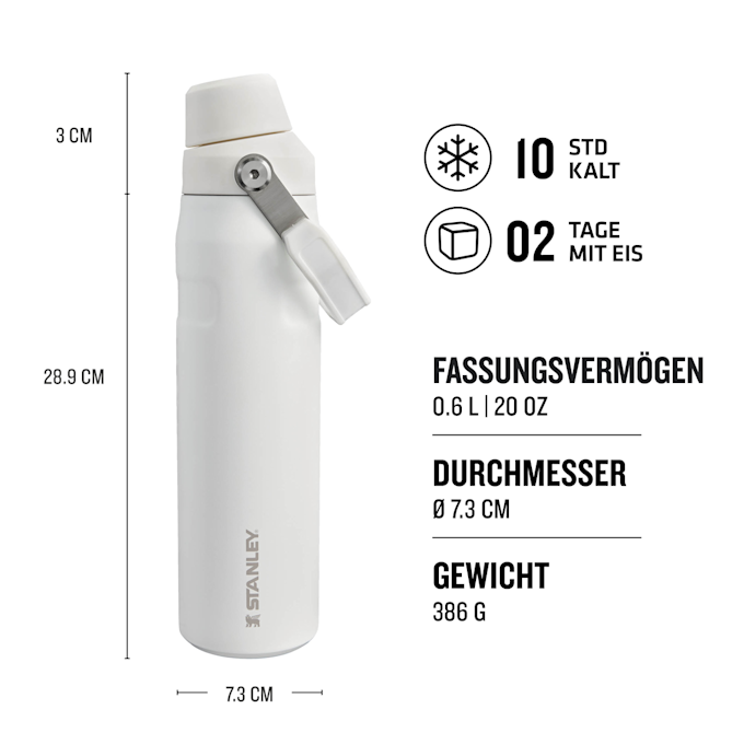 Stanley The Aerolight IceFlow Water Bottle 0.6L weiß 90125 4