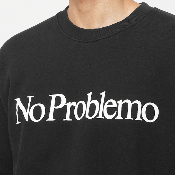No Problemo Crewneck Sweatshirt noir 85085 5
