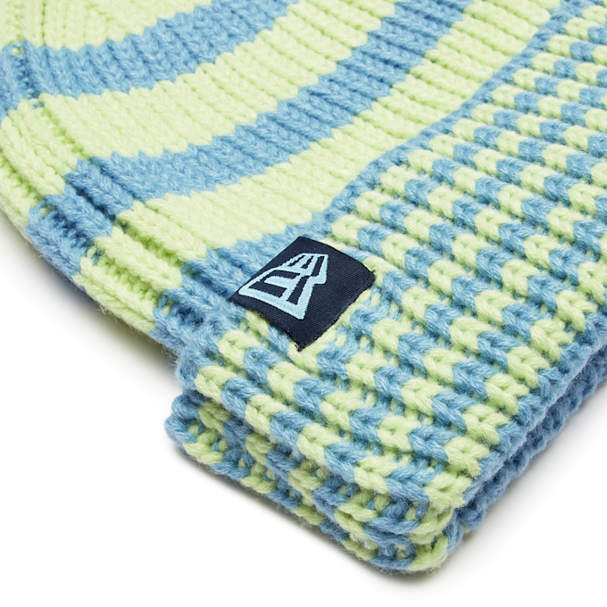 New Era Stripe Knit Beanie green 90671 3