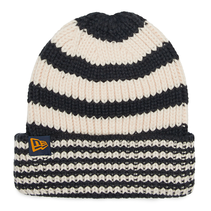 New Era Stripe Knit Beanie bleu 90996 1