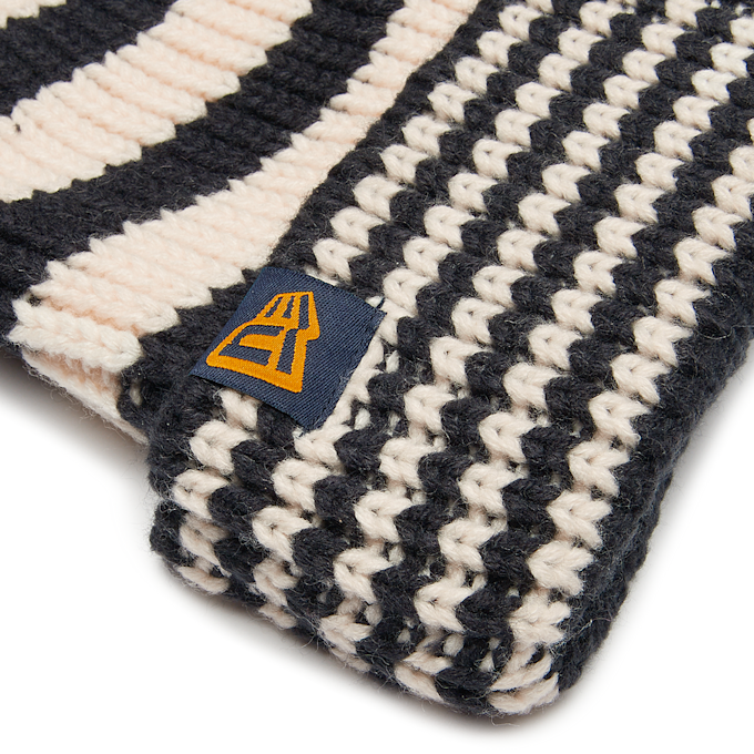 New Era Stripe Knit Beanie bleu 90996 3