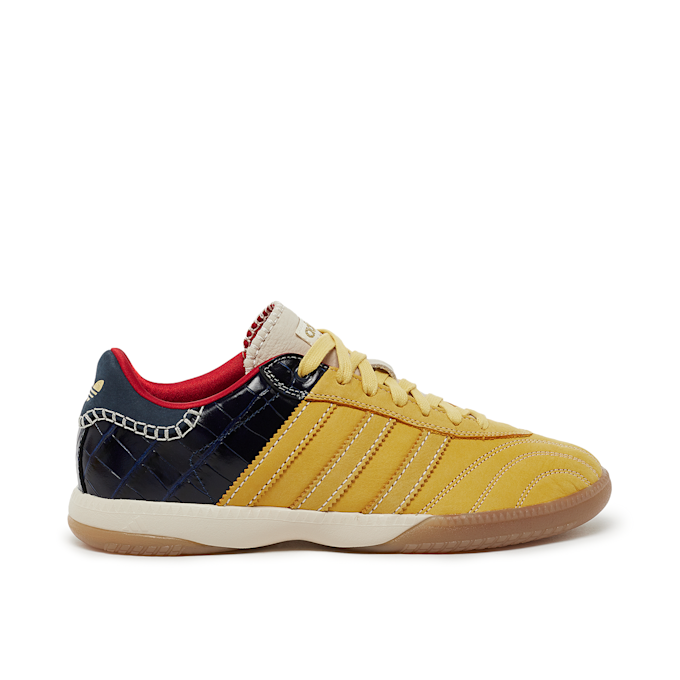 adidas Originals x Wales Bonner Wmns Samba Millennium "Fade Gold Navy Croc" yellow 88205 2