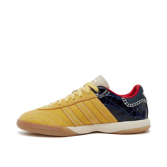 adidas Originals x Wales Bonner Wmns Samba Millennium "Fade Gold Navy Croc" yellow 88205 3
