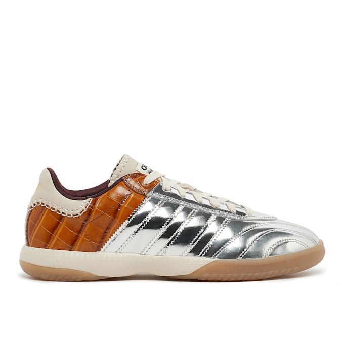 adidas Originals x Wales Bonner Samba Millennium "Silver Metallic Yellow Croc" yellow 84632 2