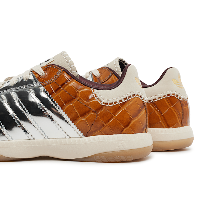 adidas Originals x Wales Bonner Samba Millennium "Silver Metallic Yellow Croc" yellow 84632 5