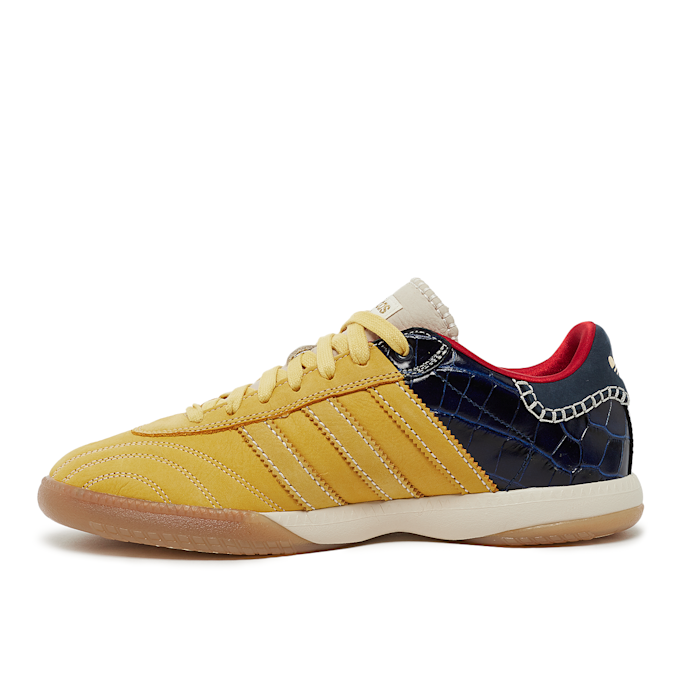 adidas Originals x Wales Bonner Samba Millennium "Fade Gold Navy Croc" yellow 85110 3