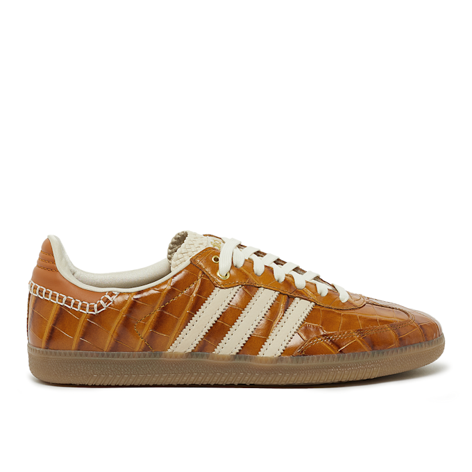 adidas Originals x Wales Bonner Samba "Navy Croc" brun 85106 2