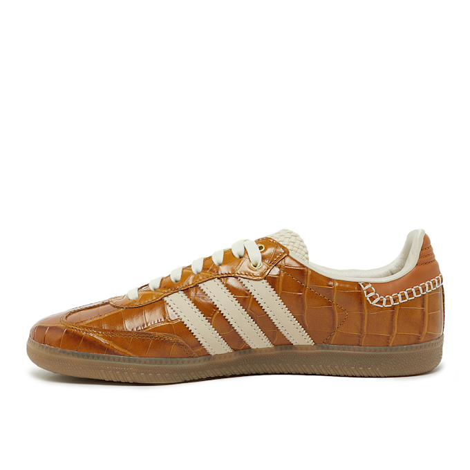 adidas Originals x Wales Bonner Samba "Navy Croc" brun 85106 3