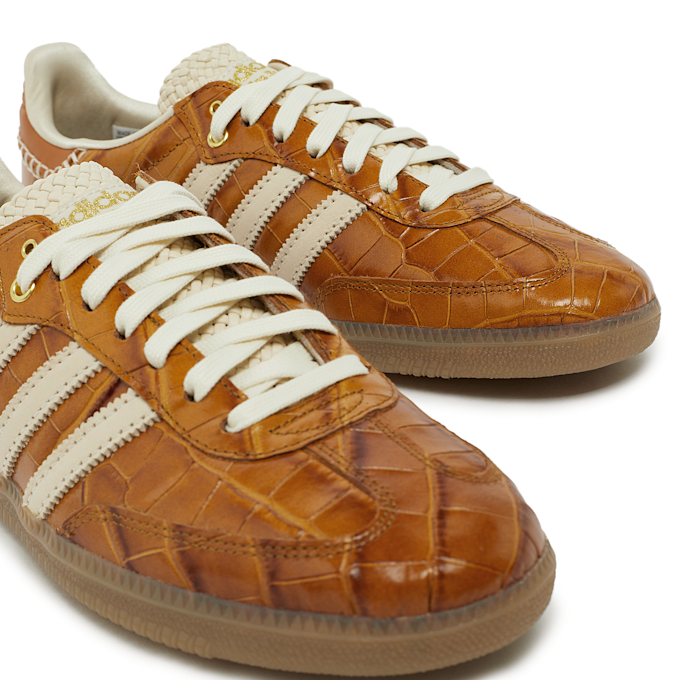 adidas Originals x Wales Bonner Samba "Navy Croc" brun 85106 6
