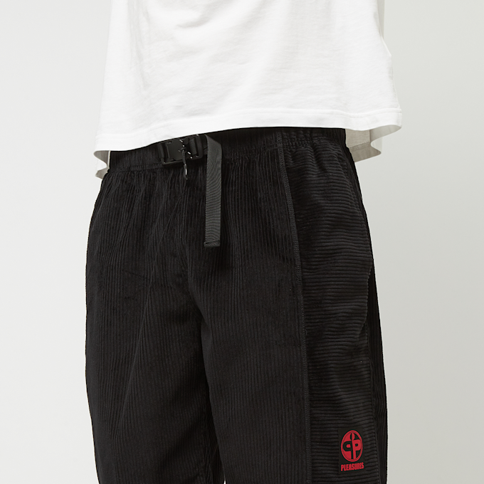 Pleasures Flip Corduroy Shorts zwart 90004 6