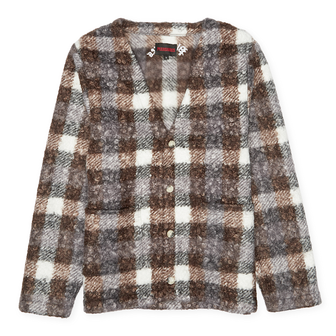 Pleasures Graham Cardigan grey 88207 1